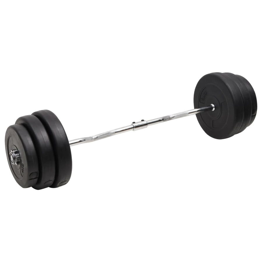 Halter Gebogen Met Gewichten 90 Kg 1 Supercurlstang