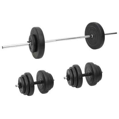 Halterset Met Gewichten 60 Kg 2 x 10 kg + 4 x 5 kg + 6 x 1.25 kg + 4 x 2.5 kg