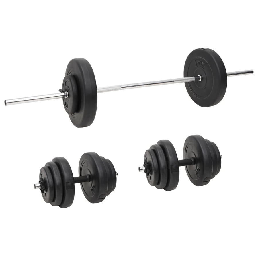 Halterset Met Gewichten 60 Kg 2 x 10 kg + 4 x 5 kg + 6 x 1.25 kg + 4 x 2.5 kg