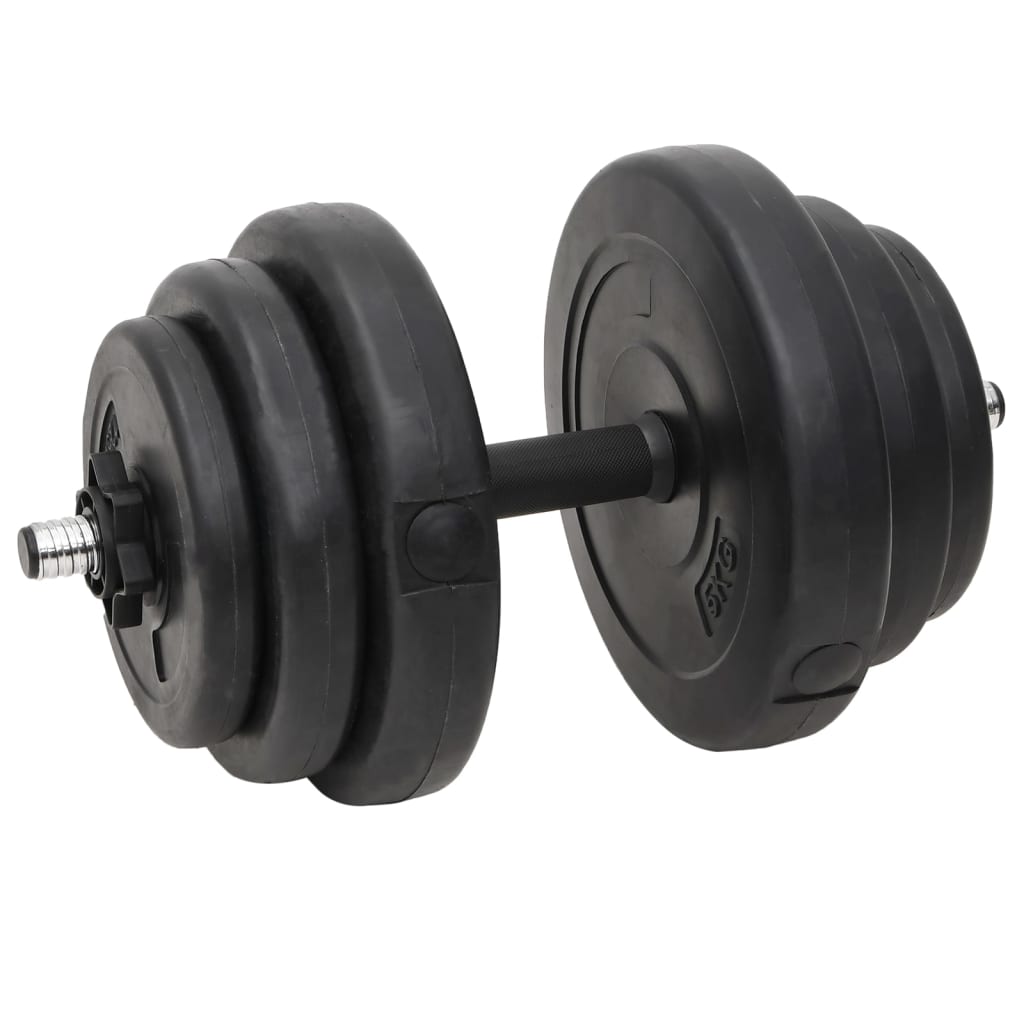 Halterset Met Gewichten 60 Kg 2 x 10 kg + 4 x 5 kg + 6 x 1.25 kg + 4 x 2.5 kg
