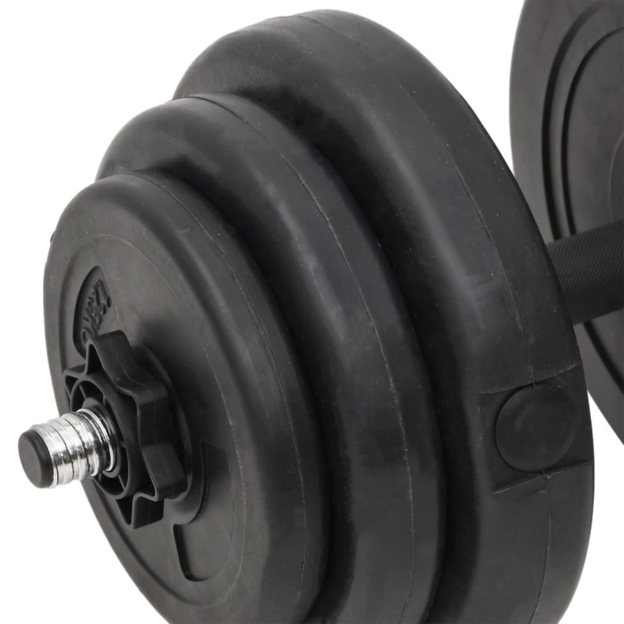 Halterset Met Gewichten 60 Kg 2 x 10 kg + 4 x 5 kg + 6 x 1.25 kg + 4 x 2.5 kg