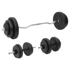 Halterset 60 kg zwart
