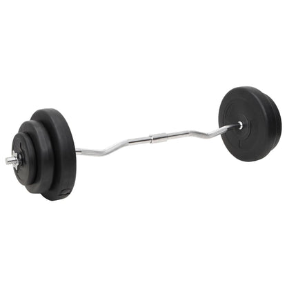 Halterset Met Gewichten 60 kg Curlstang
