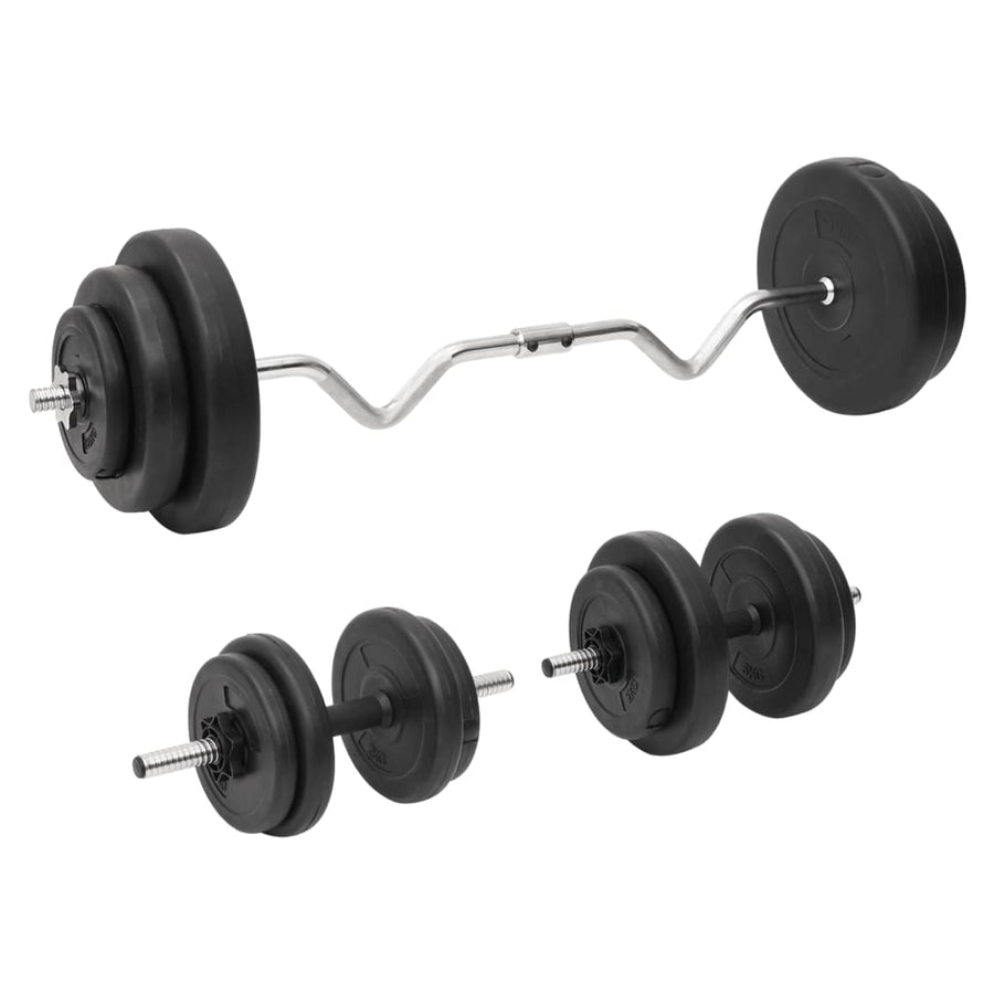Halterset Met Gewichten Curl 1 60 kg Supercurlstang