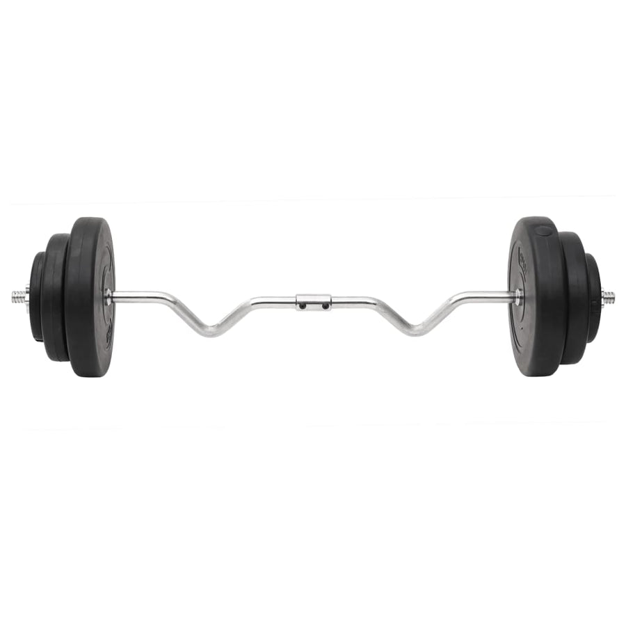Halterset Met Gewichten Curl 1 60 kg Supercurlstang