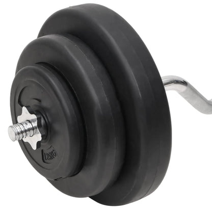 Halterset Met Gewichten Curl 1 60 kg Supercurlstang