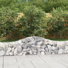 Schanskorven 5 st 200x30x40/60 cm gegalvaniseerd