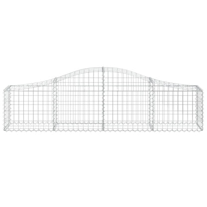 Schanskorven 12 st gewelfd 200x30x40/60 cm gegalvaniseerd ijzer 12 200 x 30 x 40/60 cm