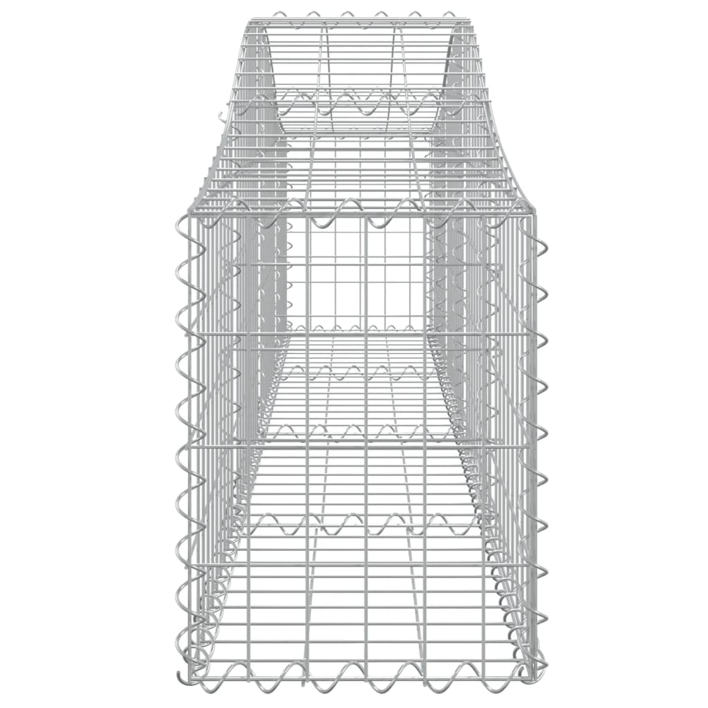 Schanskorven 13 st gewelfd 200x30x40/60 cm gegalvaniseerd ijzer 13 200 x 30 x 40/60 cm