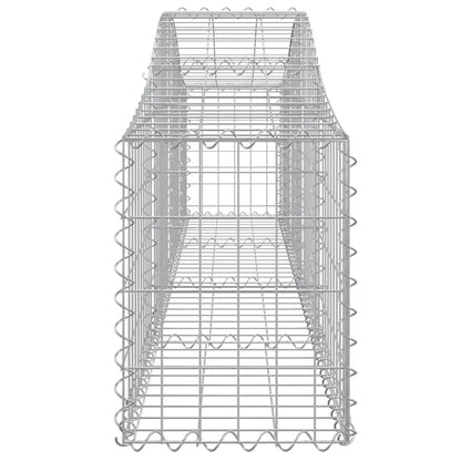 Schanskorven 13 st gewelfd 200x30x40/60 cm gegalvaniseerd ijzer 13 200 x 30 x 40/60 cm