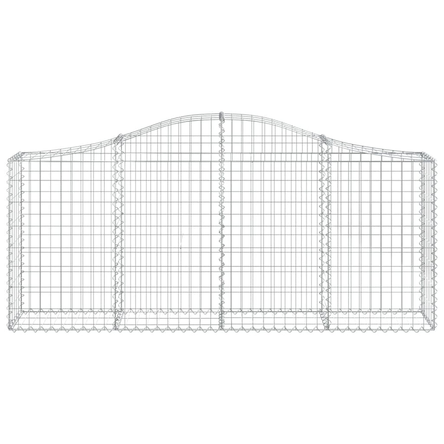 Schanskorven 11 st gewelfd 200x30x80/100 cm ijzer 11 200 x 30 x 80/100 cm