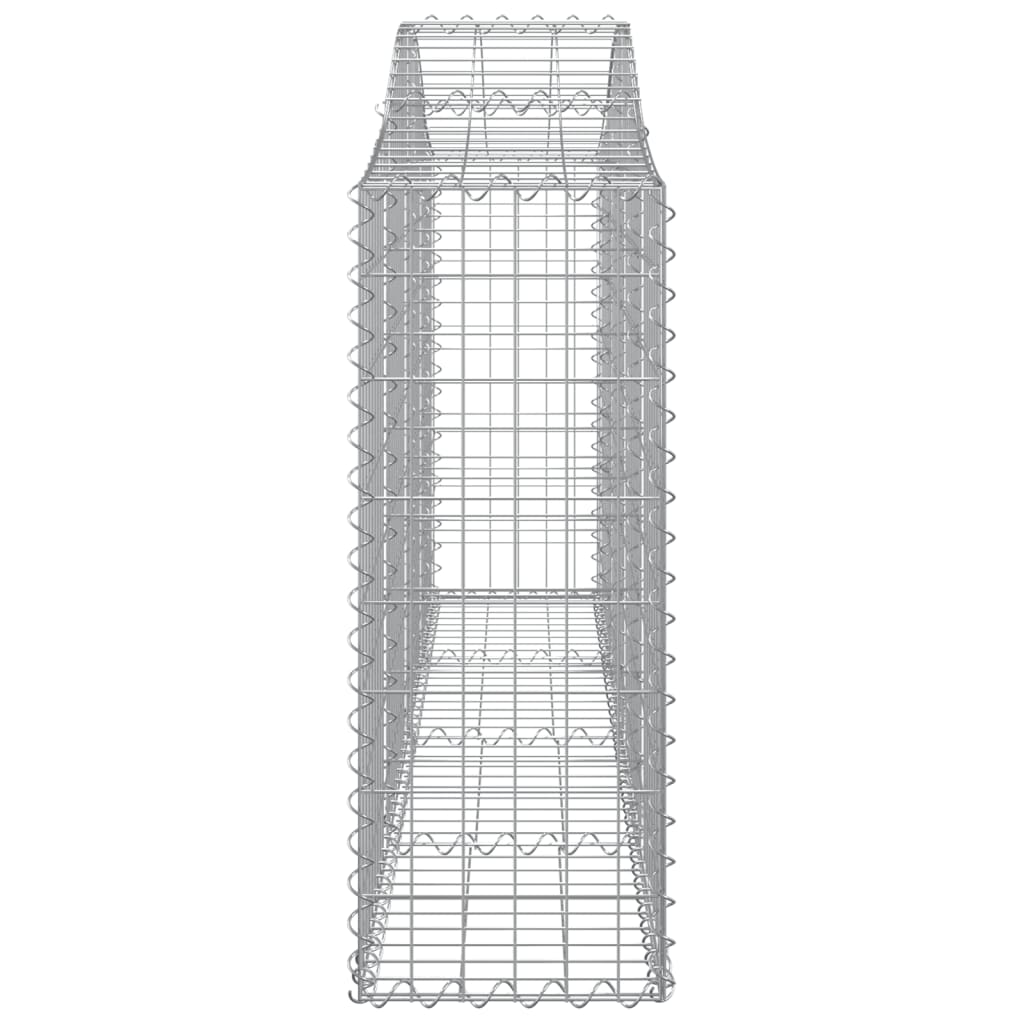 Schanskorven 25 st gewelfd 200x30x80/100 cm ijzer 25 200 x 30 x 80/100 cm