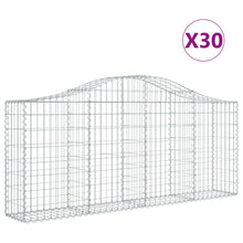 Schanskorven 30 st gewelfd 200x30x80/100 cm ijzer 30 200 x 30 x 80/100 cm