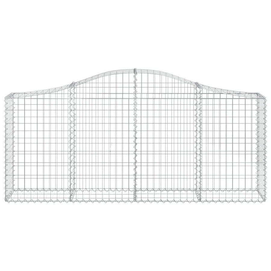 Schanskorven 30 st gewelfd 200x30x80/100 cm ijzer 30 200 x 30 x 80/100 cm