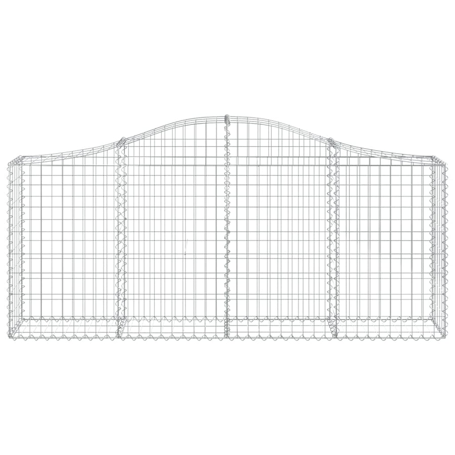 Schanskorven 50 st gewelfd 200x30x80/100 cm ijzer 50 200 x 30 x 80/100 cm