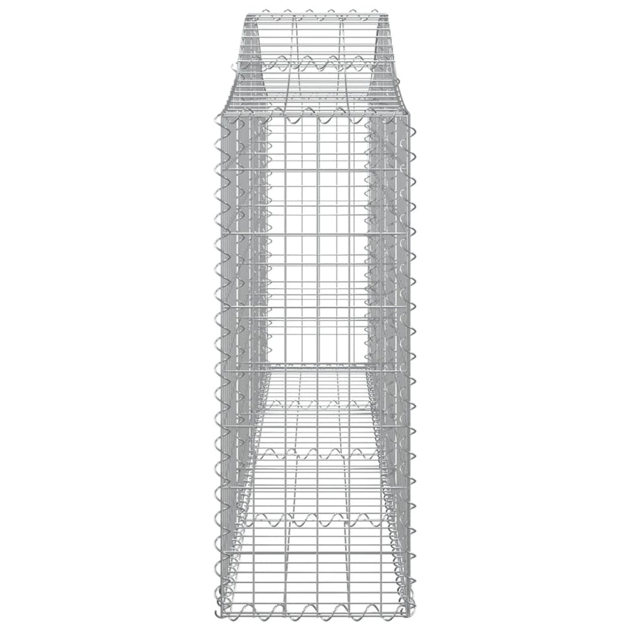 Schanskorven 50 st gewelfd 200x30x80/100 cm ijzer 50 200 x 30 x 80/100 cm