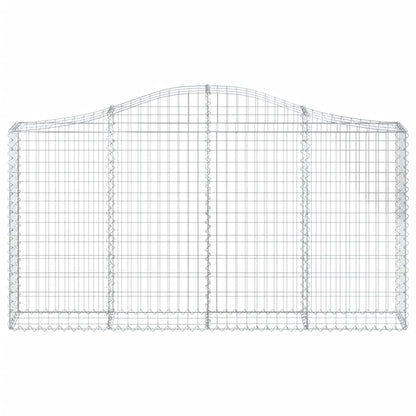 Schanskorven 10 st gewelfd 200x30x100/120 cm ijzer 10 200 x 30 x 100/120 cm