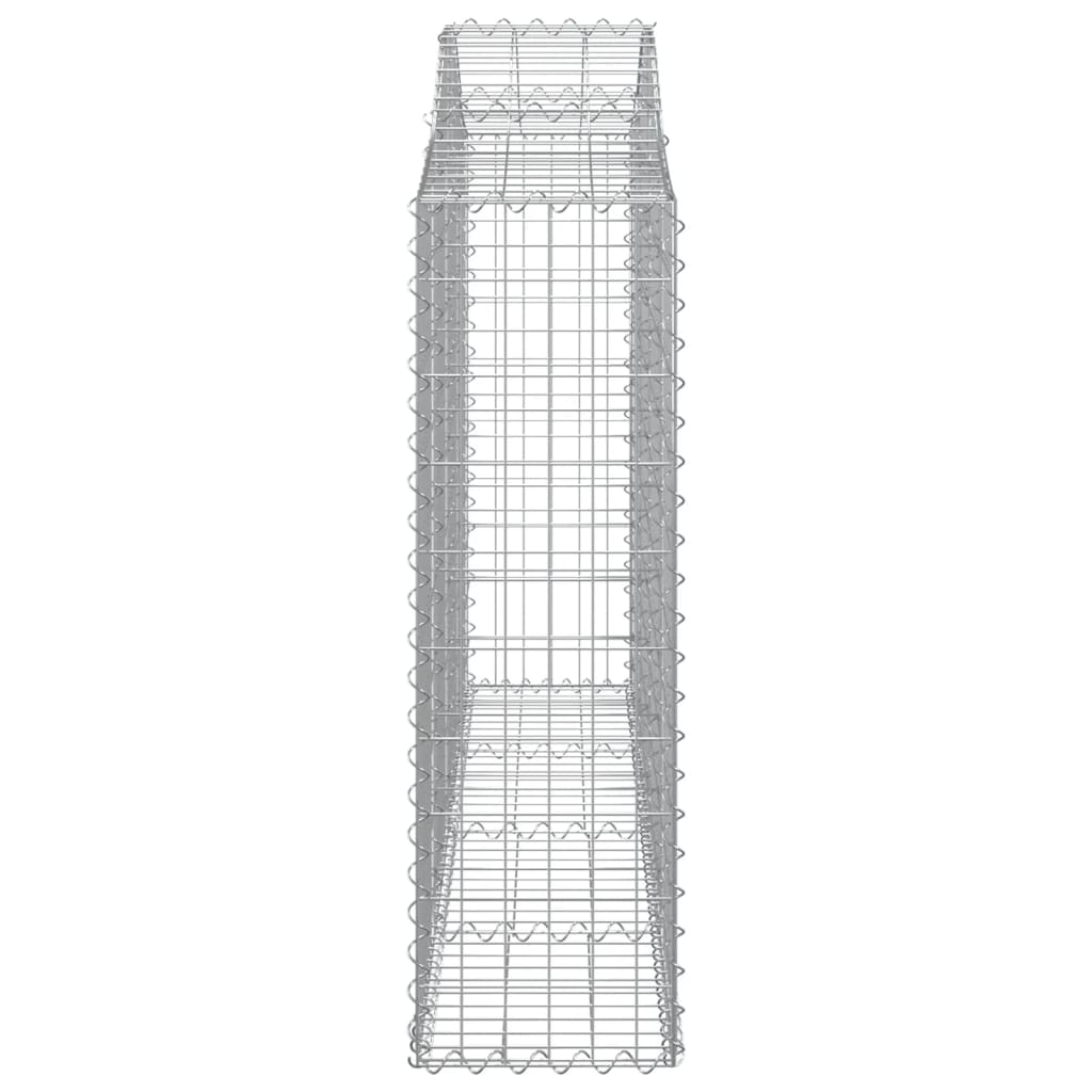 Schanskorven 10 st gewelfd 200x30x100/120 cm ijzer 10 200 x 30 x 100/120 cm