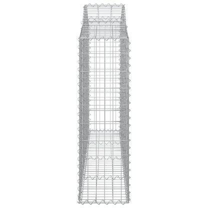 Schanskorven 18 st gewelfd 200x30x100/120 cm ijzer 18 200 x 30 x 100/120 cm