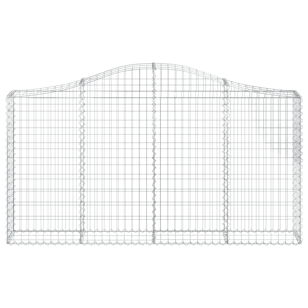Schanskorven 20 st gewelfd 200x30x100/120 cm ijzer 20 200 x 30 x 100/120 cm