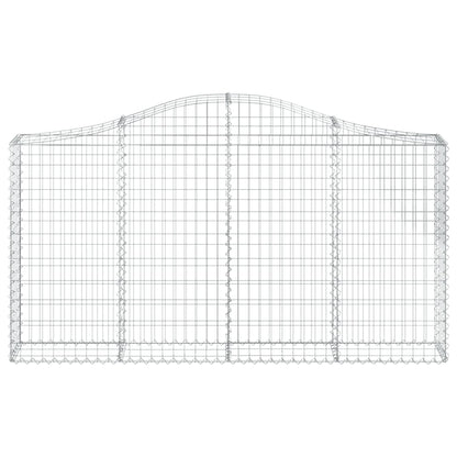 Schanskorven 20 st gewelfd 200x30x100/120 cm ijzer 20 200 x 30 x 100/120 cm