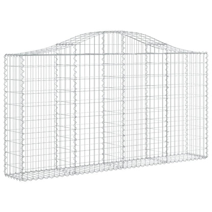 Schanskorven 25 st gewelfd 200x30x100/120 cm ijzer 25 200 x 30 x 100/120 cm
