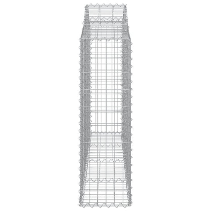 Schanskorven 25 st gewelfd 200x30x100/120 cm ijzer 25 200 x 30 x 100/120 cm