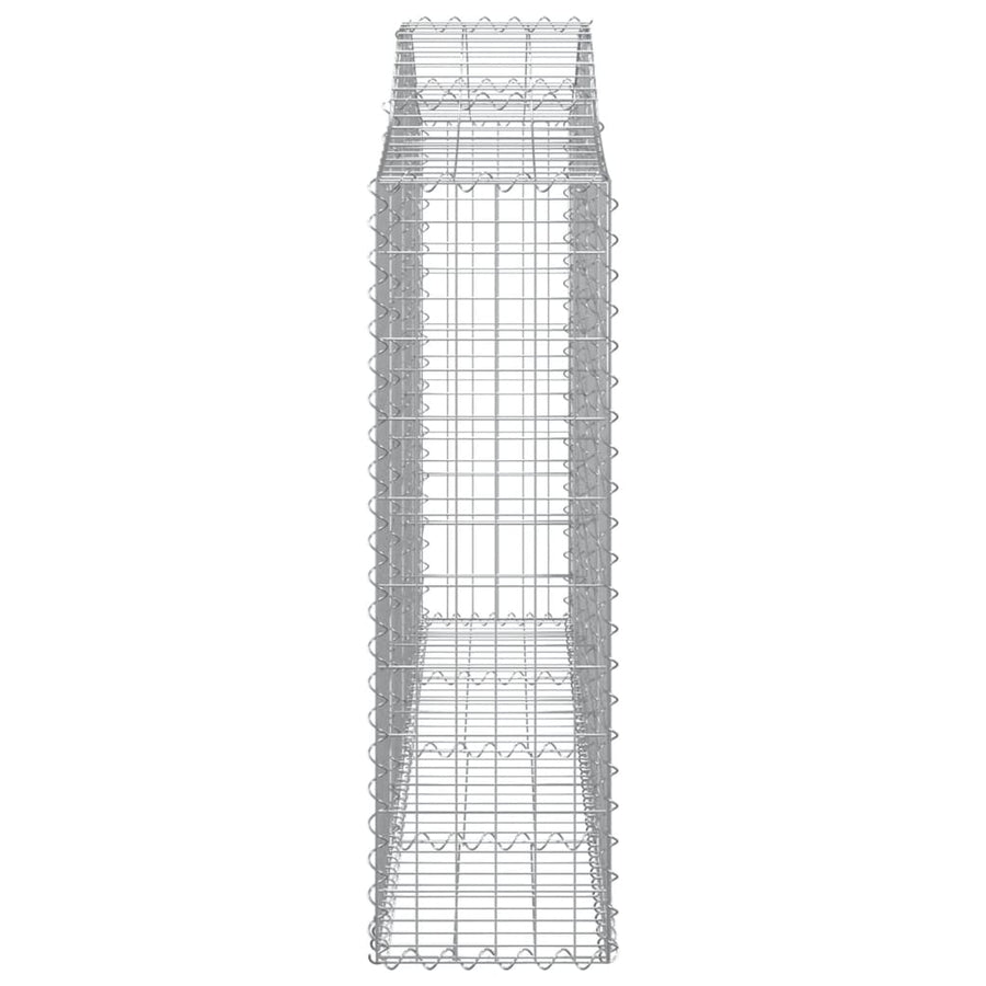 Schanskorven 25 st gewelfd 200x30x100/120 cm ijzer 25 200 x 30 x 100/120 cm