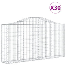Schanskorven 30 st gewelfd 200x30x100/120 cm ijzer 30 200 x 30 x 100/120 cm