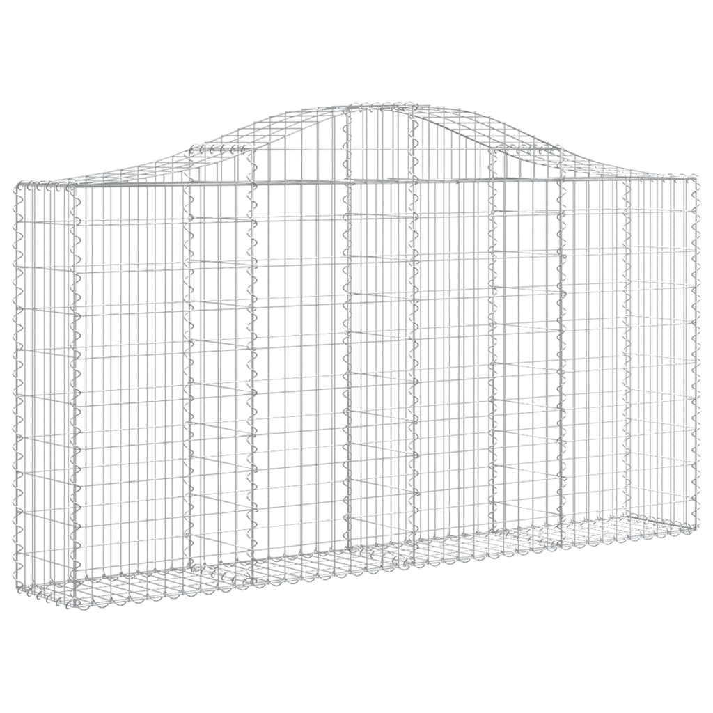 Schanskorven 30 st gewelfd 200x30x100/120 cm ijzer 30 200 x 30 x 100/120 cm