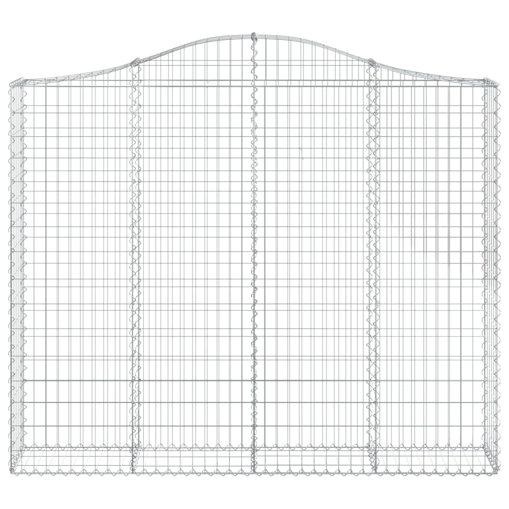 Schanskorven 7 st gewelfd 200x30x160/180 cm ijzer 7 200 x 30 x 160/180 cm