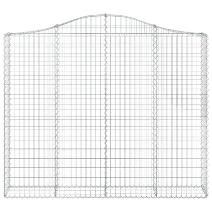 Schanskorven 7 st gewelfd 200x30x160/180 cm ijzer 7 200 x 30 x 160/180 cm