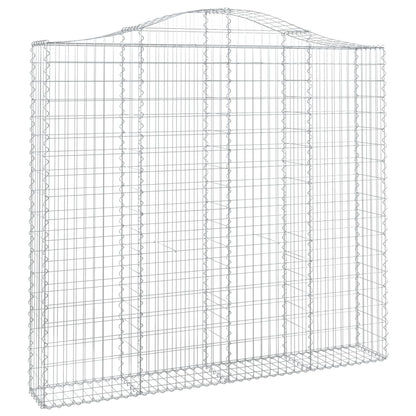 Schanskorven 6 st gewelfd 200x30x180/200 cm ijzer 6 200 x 30 x 180/200 cm