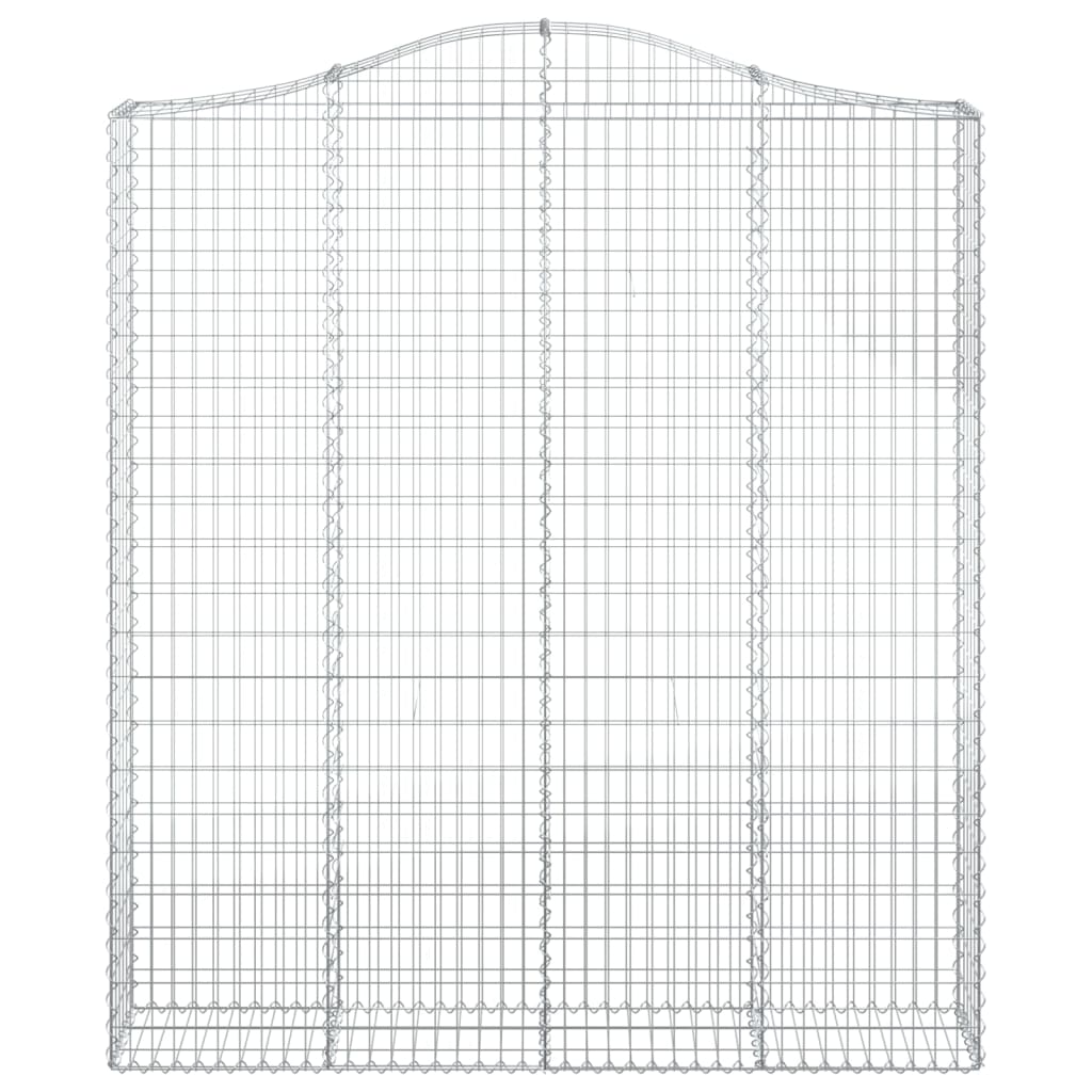 Schanskorven 3 st gewelfd 200x30x220/240 cm ijzer 3 200 x 30 x 220/240 cm