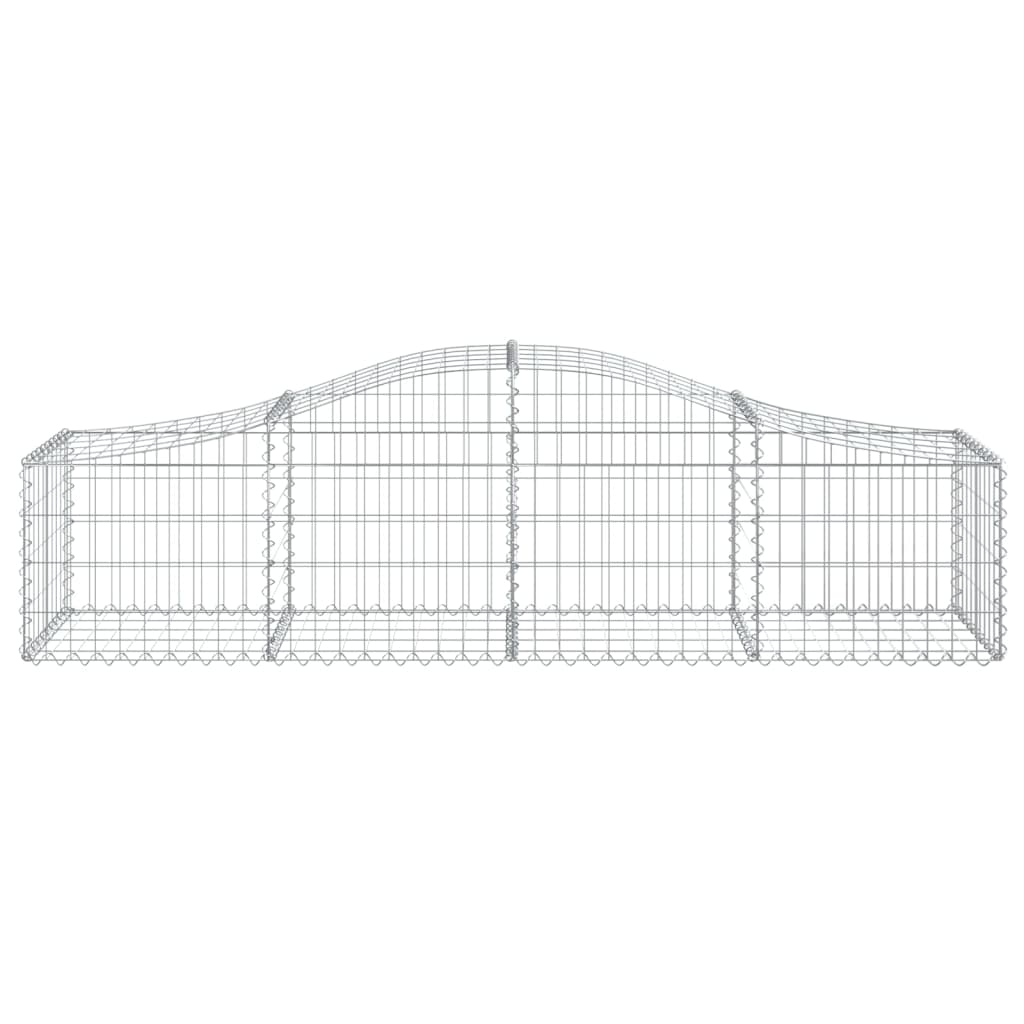 Schanskorven 25 st gewelfd 200x50x40/60 cm ijzer 25 200 x 50 x 40/60 cm