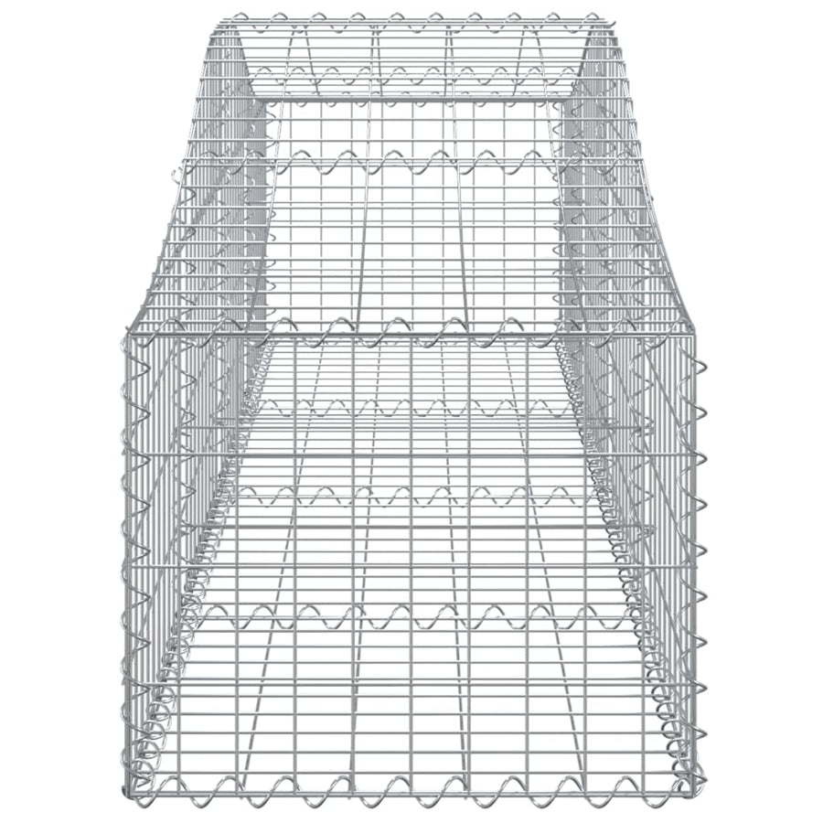 Schanskorven 30 st gewelfd 200x50x40/60 cm ijzer 30 200 x 50 x 40/60 cm