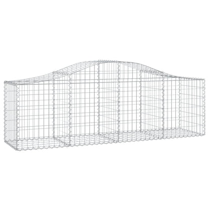 Schanskorven 13 st gewelfd 200x50x60/80 cm gegalvaniseerd ijzer 13 200 x 50 x 60/80 cm