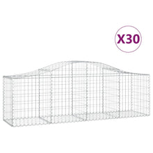Schanskorven 30 st gewelfd 200x50x60/80 cm ijzer 30 200 x 50 x 60/80 cm