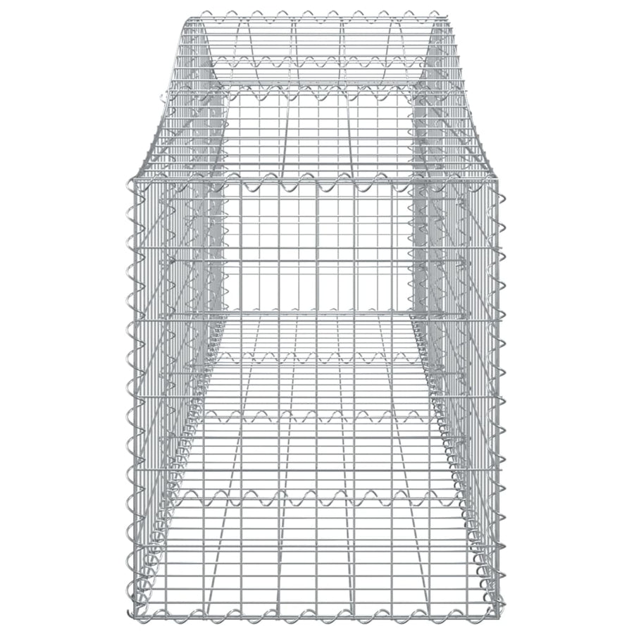 Schanskorven 30 st gewelfd 200x50x60/80 cm ijzer 30 200 x 50 x 60/80 cm