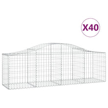 Schanskorven 40 st gewelfd 200x50x60/80 cm ijzer 40 200 x 50 x 60/80 cm