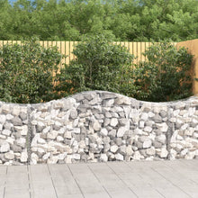 Schanskorven 10 st gewelfd 200x50x80/100 cm ijzer 10 200 x 50 x 80/100 cm