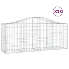 Schanskorven 13 st gewelfd 200x50x80/100 cm ijzer 13 200 x 50 x 80/100 cm