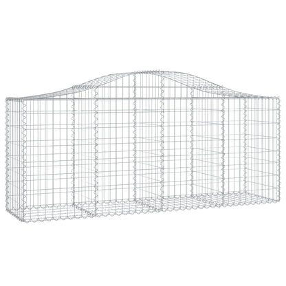 Schanskorven 14 st gewelfd 200x50x80/100 cm ijzer 14 200 x 50 x 80/100 cm