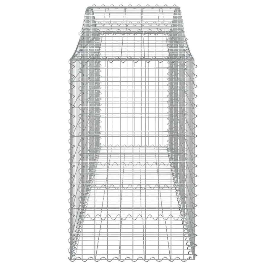 Schanskorven 20 st gewelfd 200x50x80/100 cm ijzer 20 200 x 50 x 80/100 cm
