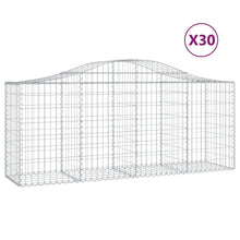 Schanskorven 30 st gewelfd 200x50x80/100 cm ijzer 30 200 x 50 x 80/100 cm
