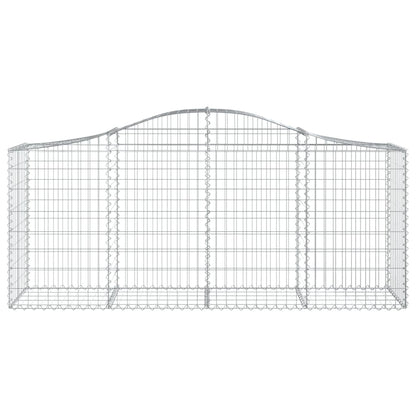 Schanskorven 30 st gewelfd 200x50x80/100 cm ijzer 30 200 x 50 x 80/100 cm