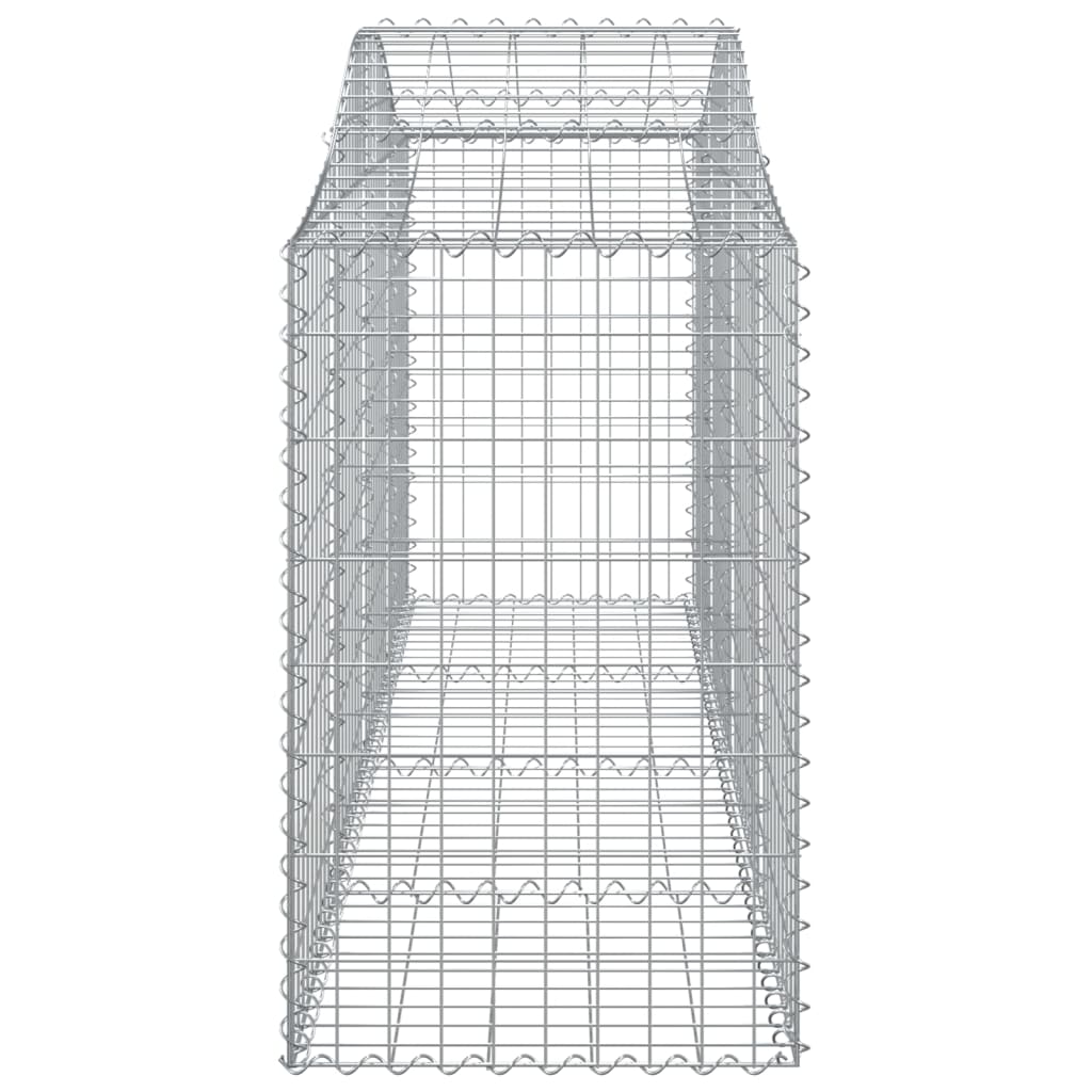 Schanskorven 30 st gewelfd 200x50x80/100 cm ijzer 30 200 x 50 x 80/100 cm