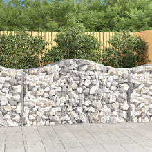 Schanskorven 2 st gewelfd 200x50x100/120 cm ijzer 2 200 x 50 x 100/120 cm