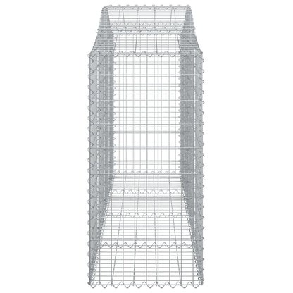 Schanskorven 3 st gewelfd 200x50x100/120 cm ijzer 3 200 x 50 x 100/120 cm