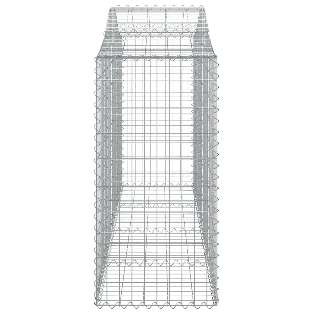 Schanskorven 10 st gewelfd 200x50x100/120 cm ijzer 10 200 x 50 x 100/120 cm